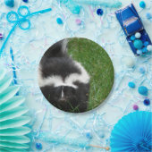 stinkdier-2 papieren bordje (Feest)