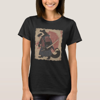 Stinkdier Dier Japanse Kunst Samurai Ukiyo-e Antie T-shirt
