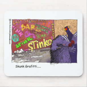 Stinkdier Graffiti Grappige Cartoon Cadeaus & T-sh Muismat