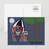 Stinkdier Leest in de Bos Postkaarten Feestdagenkaart (Voorkant / Achterkant)