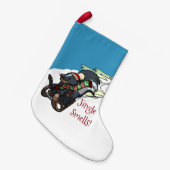 Stinkdier op een gesleed Jingle Smells! kerstCarto Kleine Kerstsok (Voorkant (Hangend))