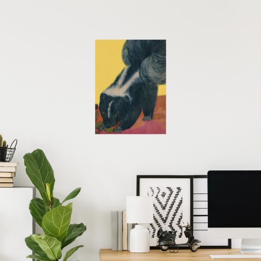 stinkdier poster (Thuiskantoor)