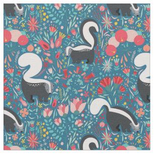 Stinkdieren en bloemen stof