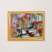 Stinkdieren in de keuken legpuzzel (Horizontaal)