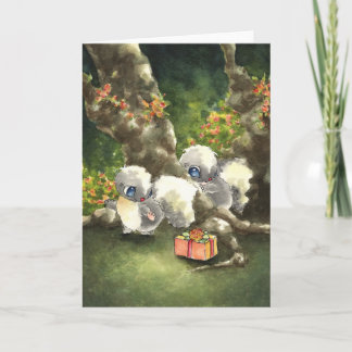 Stinkdieren met een Cadeau Kaart