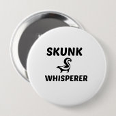 STINKDIERFLUISTERAAR RONDE BUTTON 4,0 CM (Voorkant /achterkant)