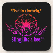 STINKEN ALS EEN BIJENQUOTE BIER ONDERZETTER (Voorkant)