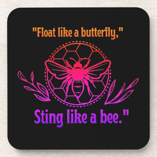 STINKEN ALS EEN BIJENQUOTE BIER ONDERZETTER (Voorkant)