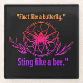 STINKEN ALS EEN BIJENQUOTE GLAZEN ONDERZETTER