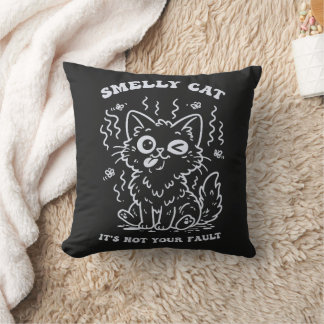 Stinkende Kat Iconisch Lied Kussen