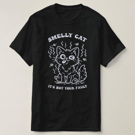 Stinkende Kat Iconisch Lied T-shirt (Design voorkant)
