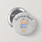 Stinkerbell Ronde Button 5,7 Cm (Voorkant /achterkant)