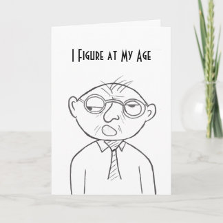Stinkeye oude man verjaardagskaart kaart