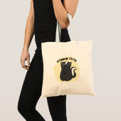 Stinkin Funny Schattige Skunk Pun Tote Bag (Voorkant (product))
