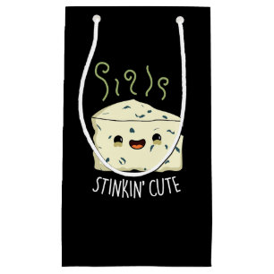 Stinkin Schattige Funny Cheese Pun Dark BG Klein Cadeauzakje