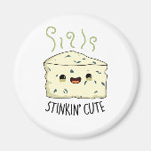 Stinkin Schattige Funny Cheese Pun Magneet (Voorkant)