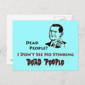 Stinking Dead People Retro Humor Briefkaart (Voorkant / Achterkant)