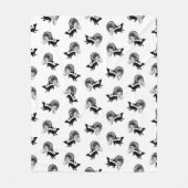  stinkpatronen - ACHTERGRONDKLEUR Fleece Deken (Voorkant)
