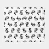  stinkpatronen - ACHTERGRONDKLEUR Fleece Deken (Voorkant (Horizontaal))