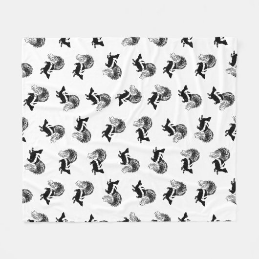 stinkpatronen - ACHTERGRONDKLEUR Fleece Deken (Voorkant (Horizontaal))