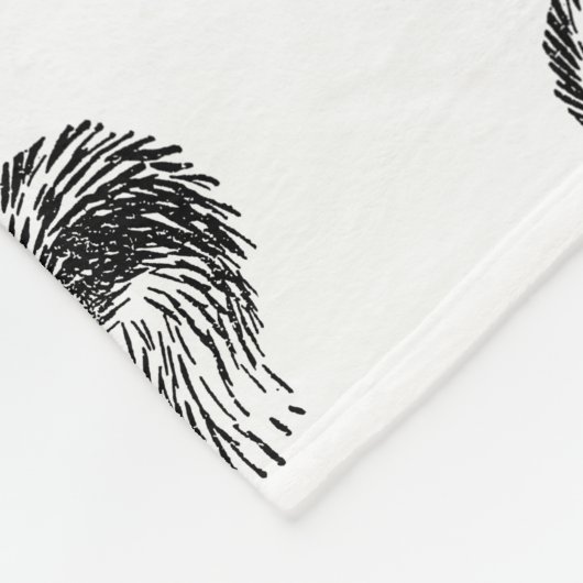  stinkpatronen - ACHTERGRONDKLEUR Fleece Deken (Hoek)