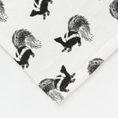 stinkpatronen - ACHTERGRONDKLEUR Fleece Deken (Hoek)