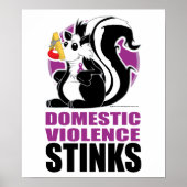 Stinks voor huiselijk geweld poster (Voorkant)