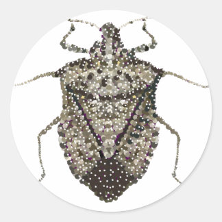 stinkvirus ronde sticker