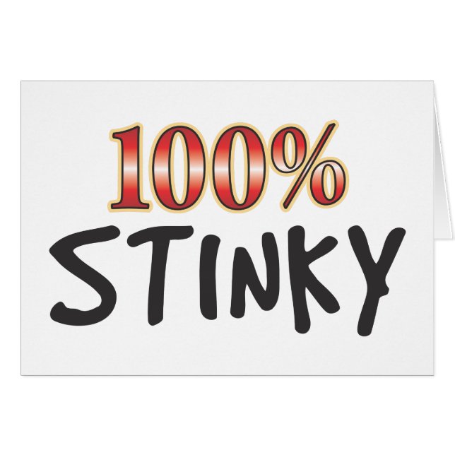 Stinky 100 % (Voorkant Horizontaal)