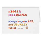 Stinky Boss - Management Humor (Voorkant Horizontaal)