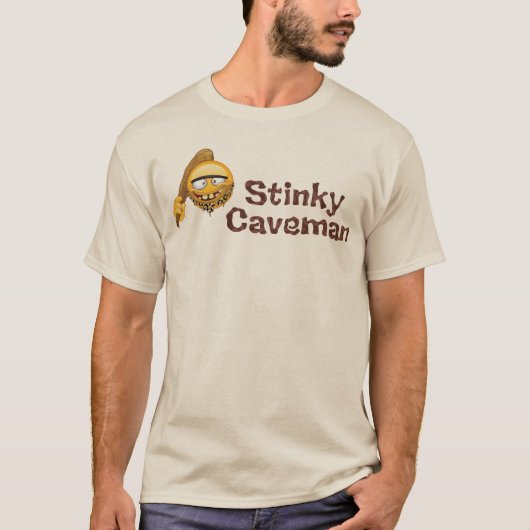 Stinky Caveman T-Shirt (Voorkant)