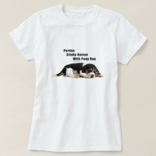 Stinky Human met Poop Bag T-shirt