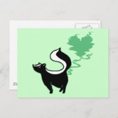 Stinky Love Skunk Briefkaart (Voorkant / Achterkant)