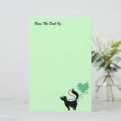 Stinky Love Skunk Briefpapier (Staand voorkant)