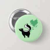 Stinky Love Skunk Ronde Button 5,7 Cm (Voorkant /achterkant)