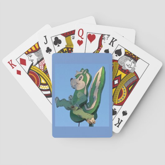 Stinky Pete Skunk 🦨 Whirligig Pokerkaarten (Achterkant)
