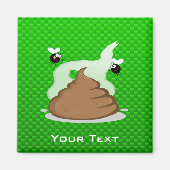 Stinky Poo; Groen Magneet (Voorkant)