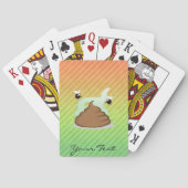 Stinky Poo-ontwerp Pokerkaarten (Achterkant)