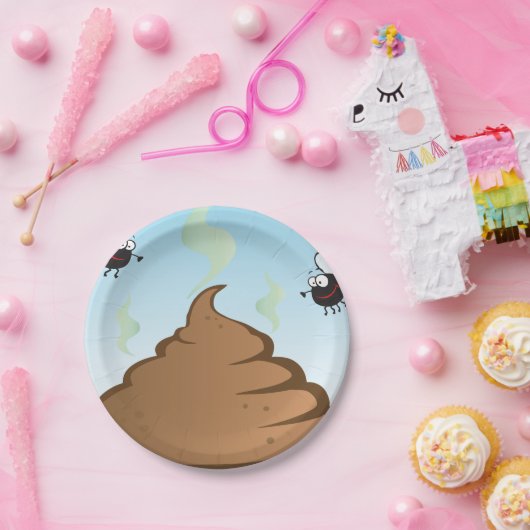 Stinky pool papieren bordje (Feest)