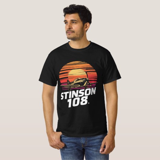 STINSON 108 T-SHIRT (Voorkant volledig)
