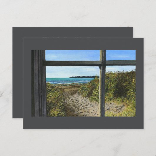 Stinson Beach, CA - Mini Collectible Prints Briefkaart (Voorkant / Achterkant)