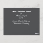 Stinson Beach, CA - Mini Collectible Prints Briefkaart (Achterkant)
