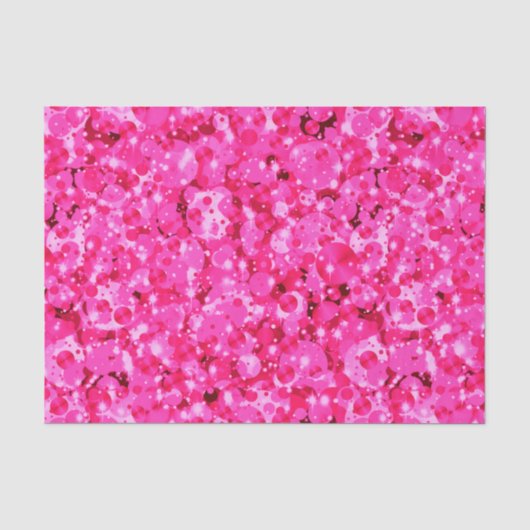 Stip-9-Hot-Roze WRAPPINGPAPIER MET WEEFSELS Tissuepapier (Voorkant)