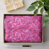 Stip-9-Hot-Roze WRAPPINGPAPIER MET WEEFSELS Tissuepapier (Geschenk)