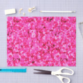 Stip-9-Hot-Roze WRAPPINGPAPIER MET WEEFSELS Tissuepapier (Craft)