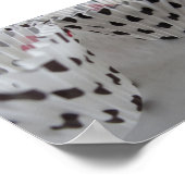 Stip Cupcake Papieren Poster (Hoek)
