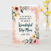 Stip Dank Je Wel Notitiekaart (Gele Bloem)