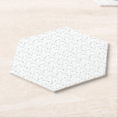 Stip, Grijs Nikkel Kartonnen Onderzetters (Schuin)