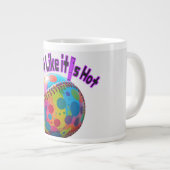 Stip het alsof het heet is grote koffiekop (Voorkant rechts)