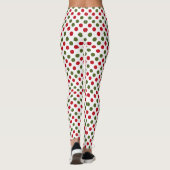 Stip Me Rood En Groen Leggings (Achterkant)
